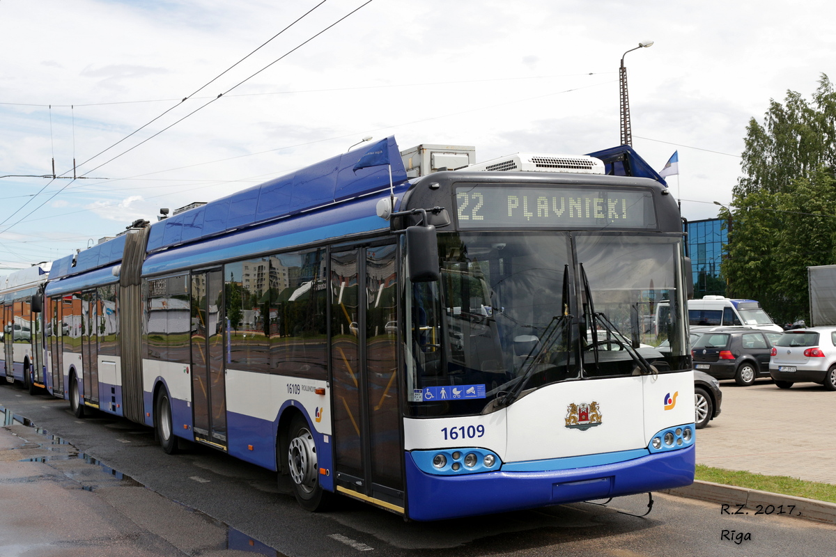 Рига, Solaris Trollino II 18 Ganz № 16109