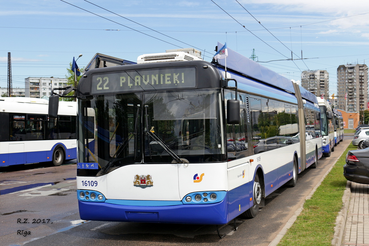 Рига, Solaris Trollino II 18 Ganz № 16109