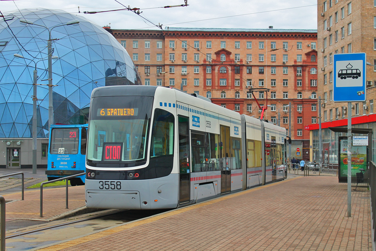 Москва, 71-414 (Pesa Fokstrot) № 3558