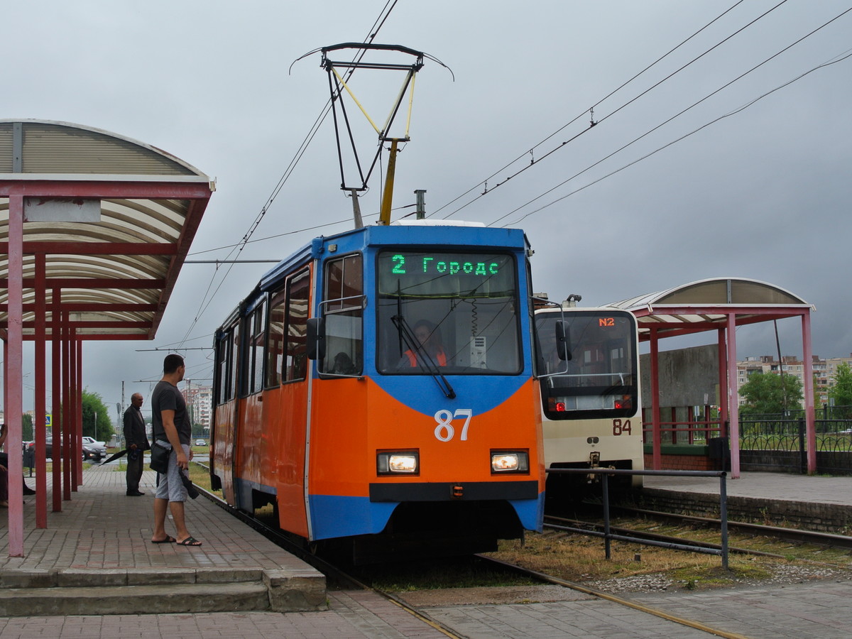 Старый Оскол, 71-605 (КТМ-5М3) № 87; Старый Оскол — Остановочные пункты