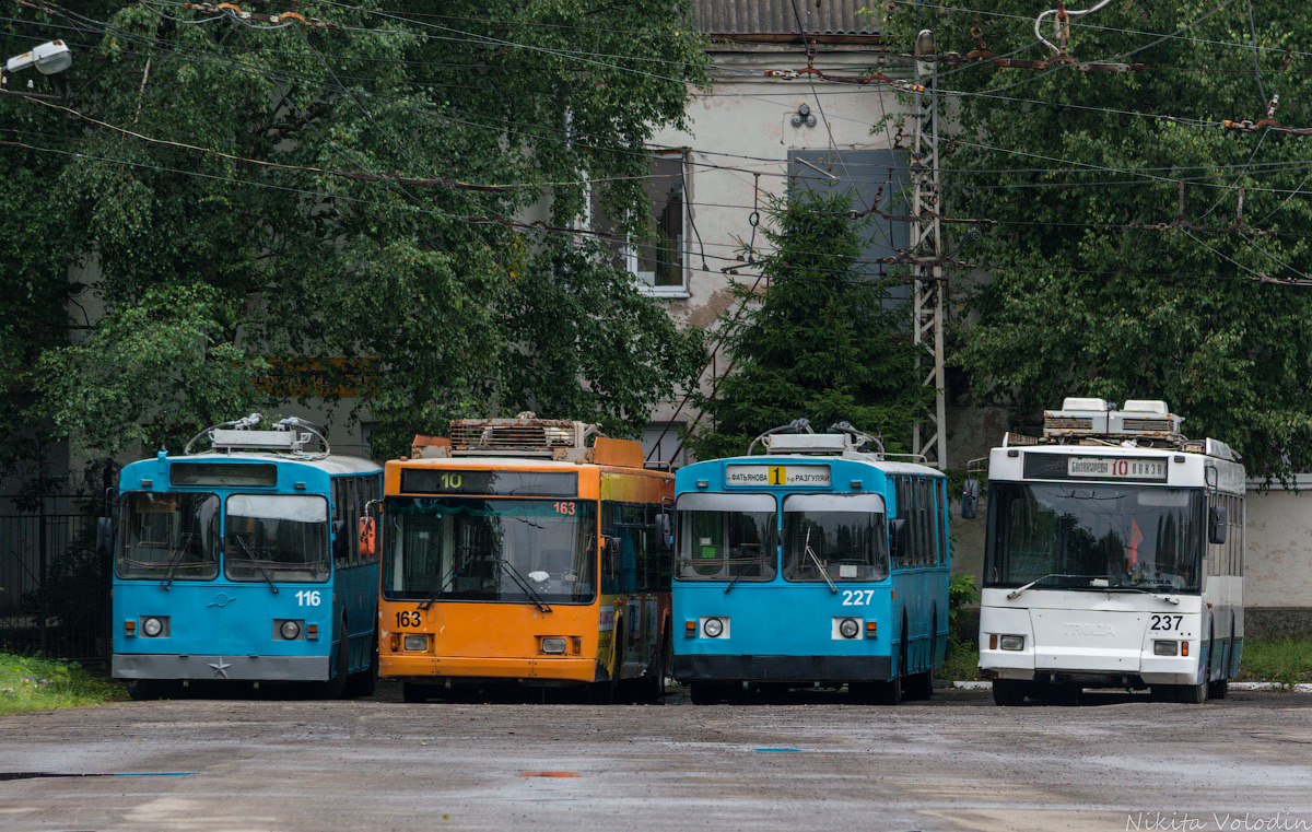Владимир, ЗиУ-АКСМ (АКСМ 100) № 227; Владимир, Тролза-5275.05 «Оптима» № 237
