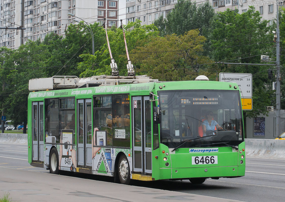 Москва, Тролза-5265.00 «Мегаполис» № 6466
