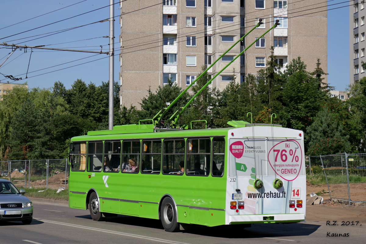 Каунас, Škoda 14Tr02 № 232