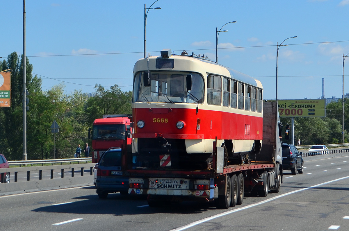 Киев, Tatra T3SUCS № 5655