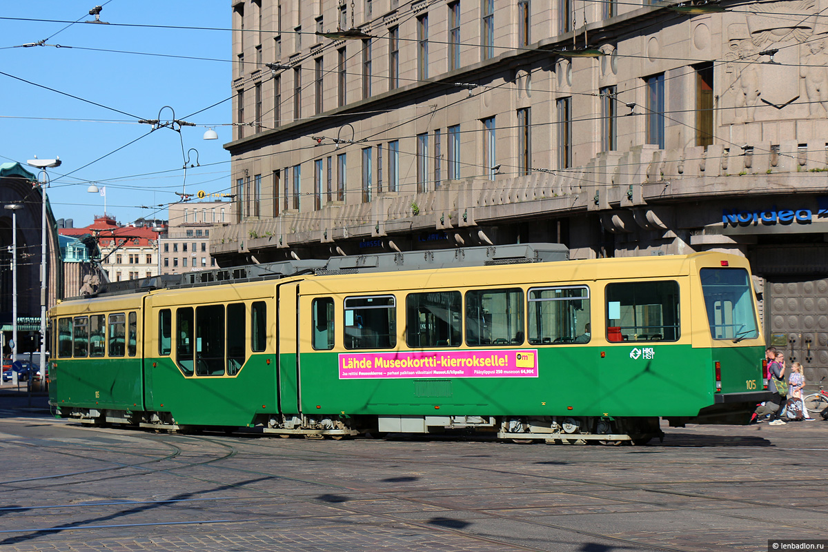 Хельсинки — Эспоо, Valmet MLNRV2 № 105