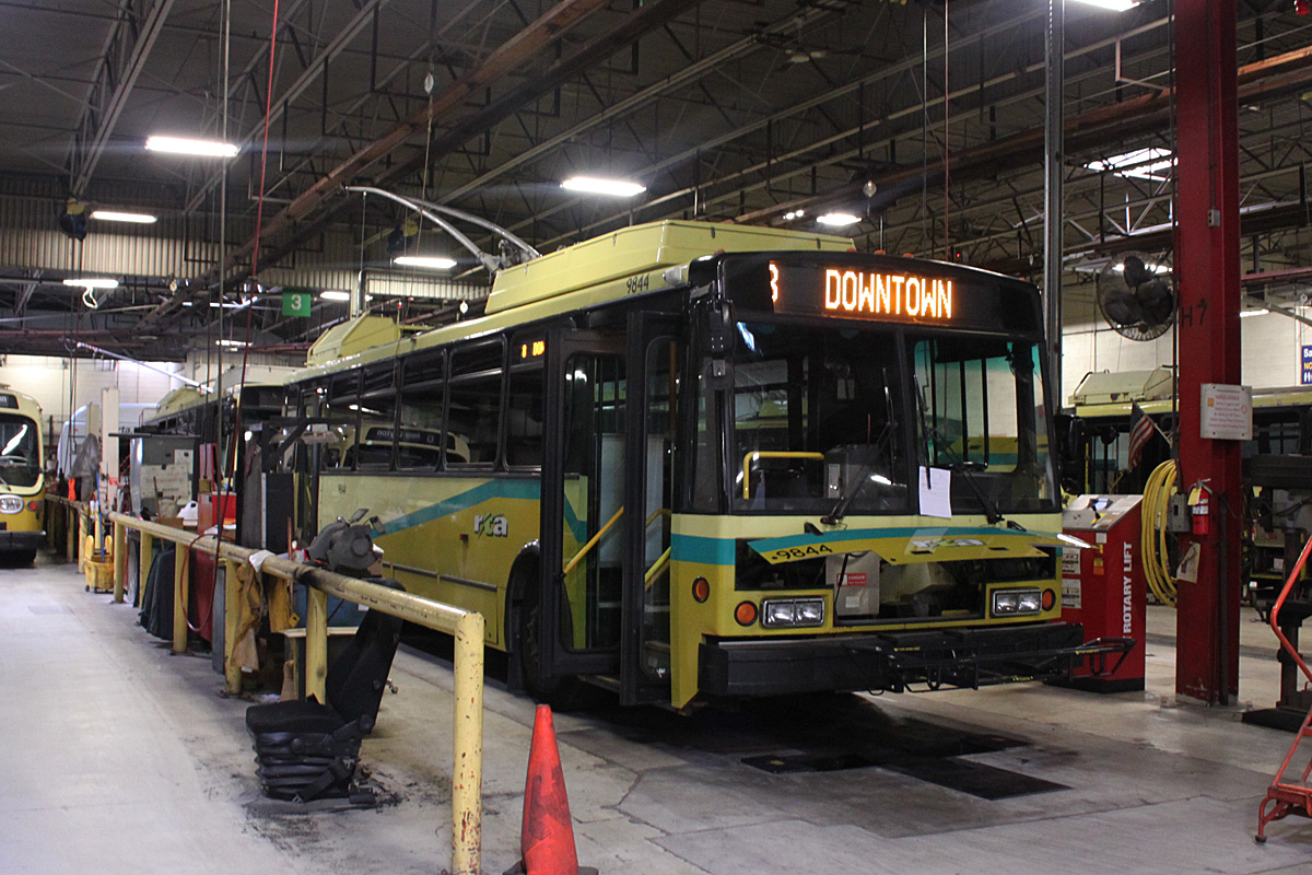 Дейтон, Škoda 14TrE2 № 9844; Дейтон — Троллейбусное депо GDRTA