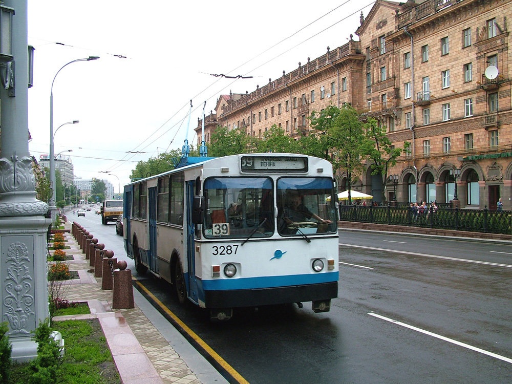 Минск, ЗиУ-682В-012 [В0А] № 3287; Минск — Закрытые троллейбусные линии