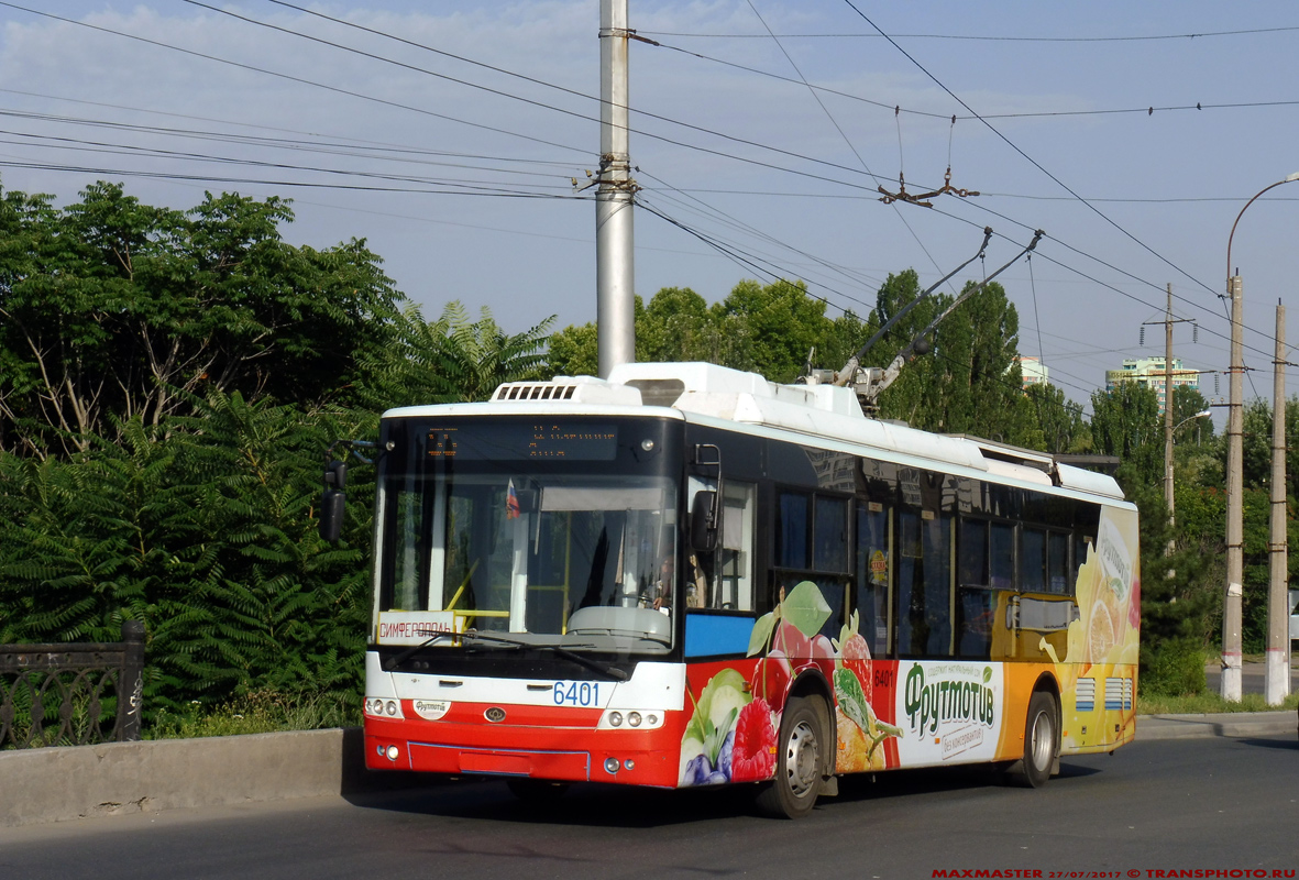 Крымский троллейбус, Богдан Т70115 № 6401