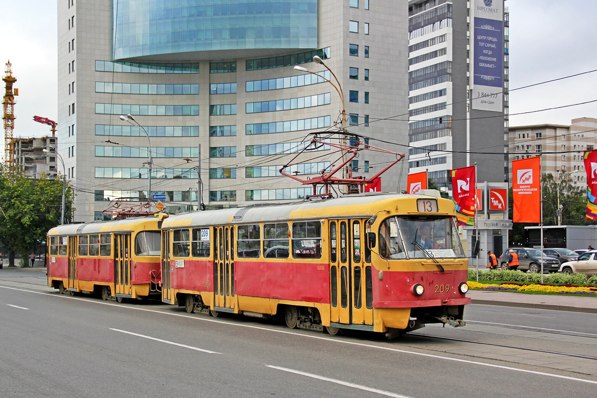 Екатеринбург, Tatra T3SU № 209