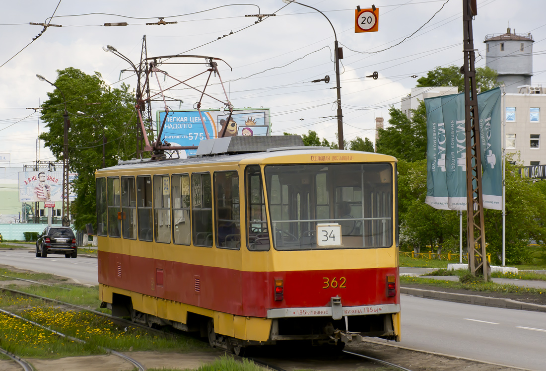 Екатеринбург, Tatra T6B5SU № 362