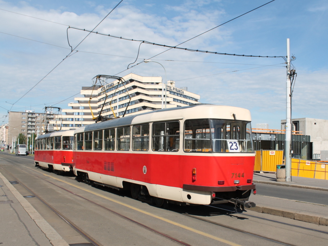 Прага, Tatra T3SUCS № 7144