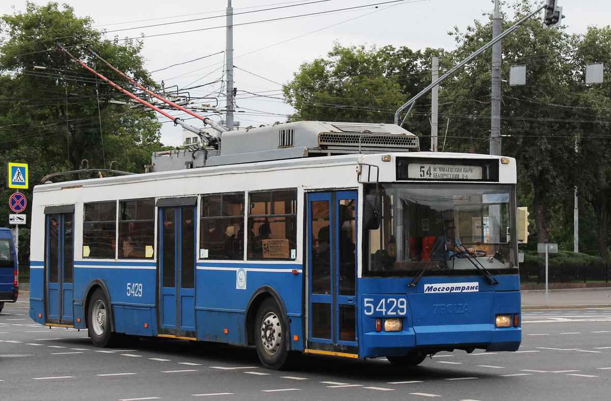Москва, Тролза-5275.05 «Оптима» (КР МТрЗ) № 5429