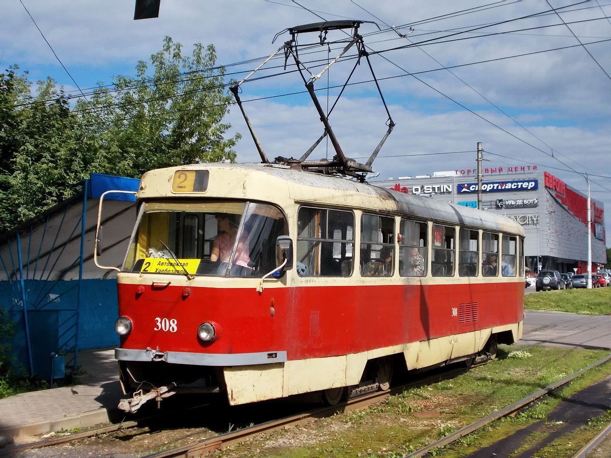 Курск, Tatra T3SU № 308