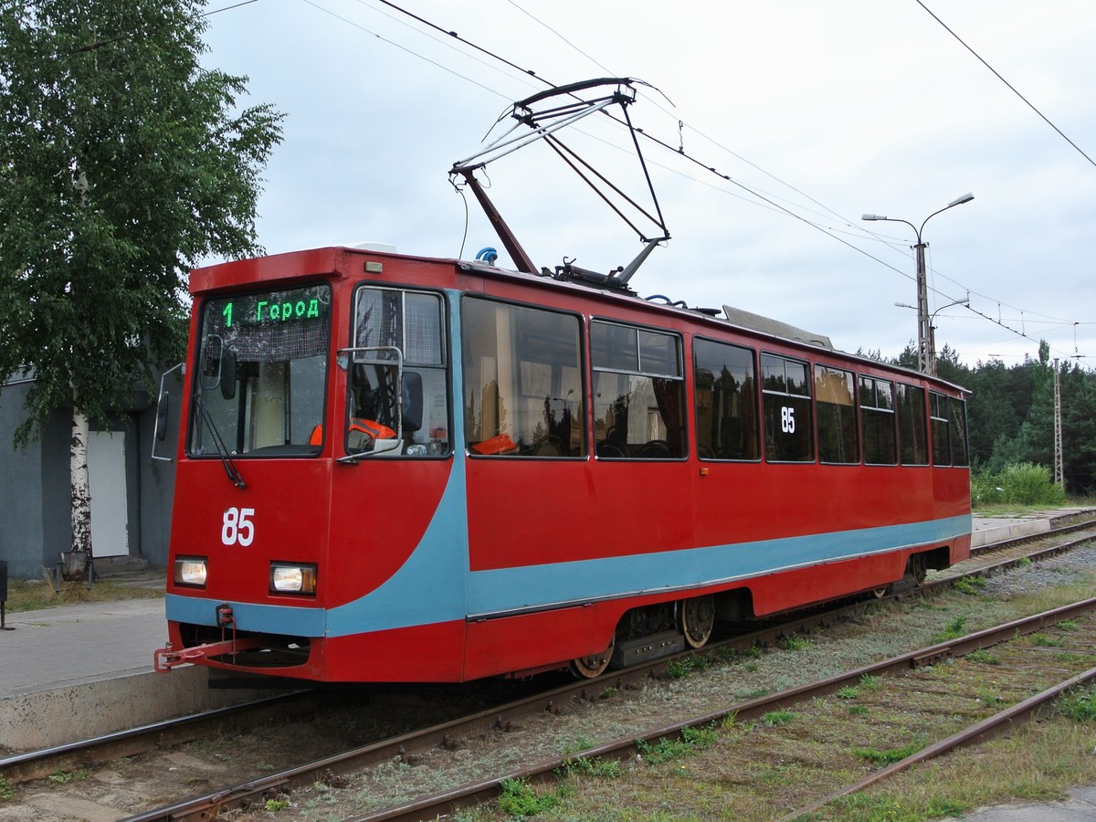 Senasis Oskolas, 71-605 (KTM-5M3) nr. 85; Senasis Oskolas — Unusual tram covers