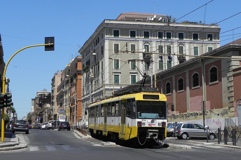 Рим, Firema T66 series 830 № 834; Рим — Линия «Termini Laziali-Centocelle»(Roma-Giardinetti)