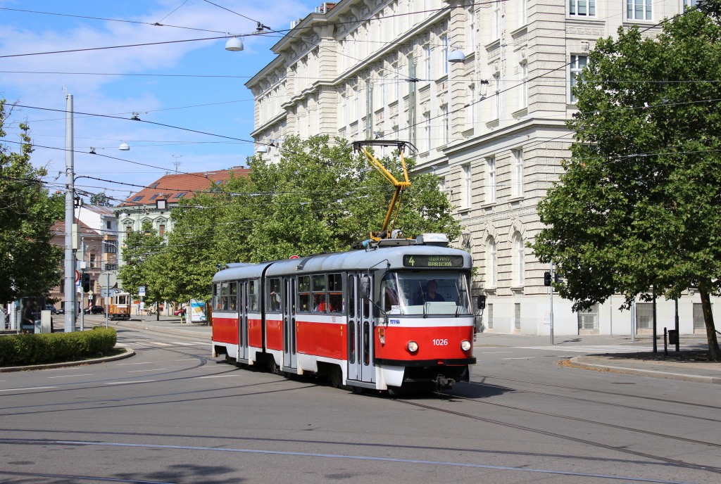 Брно, Tatra K2P № 1026 Брно, Tatra K2P № 1026