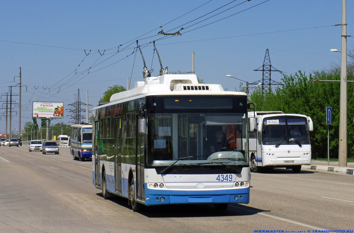 Crimean trolleybus, Bogdan T70110 № 4349