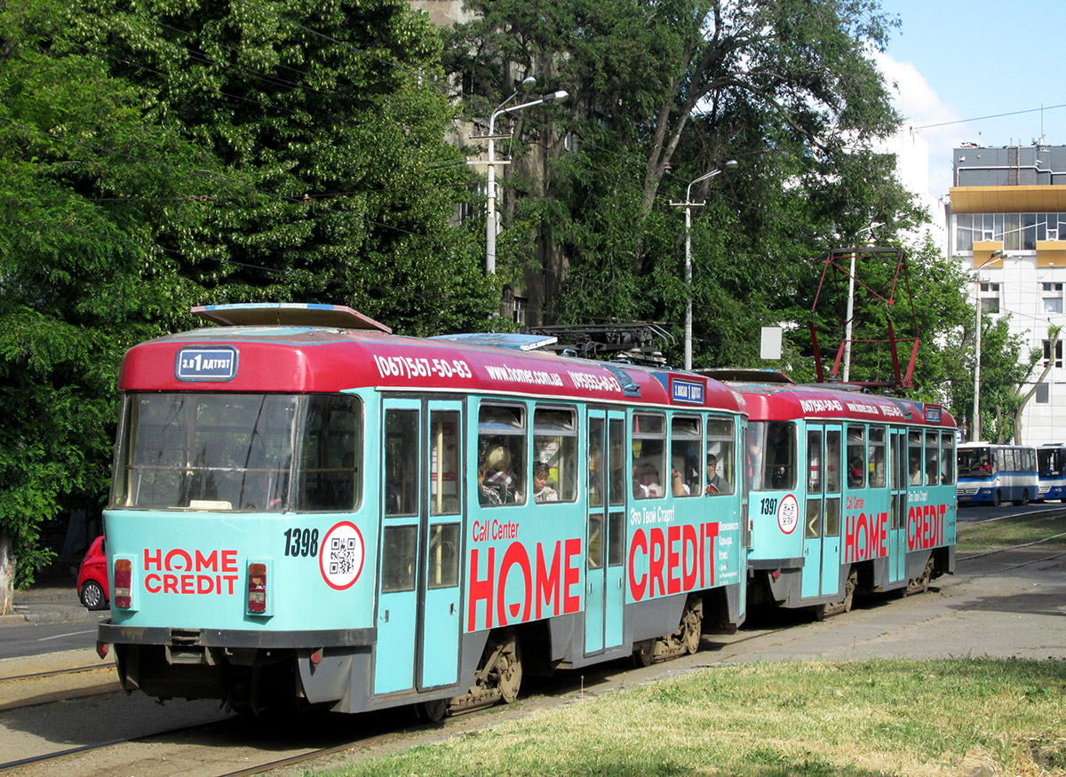 Днепр, Tatra T3DC2 № 1398