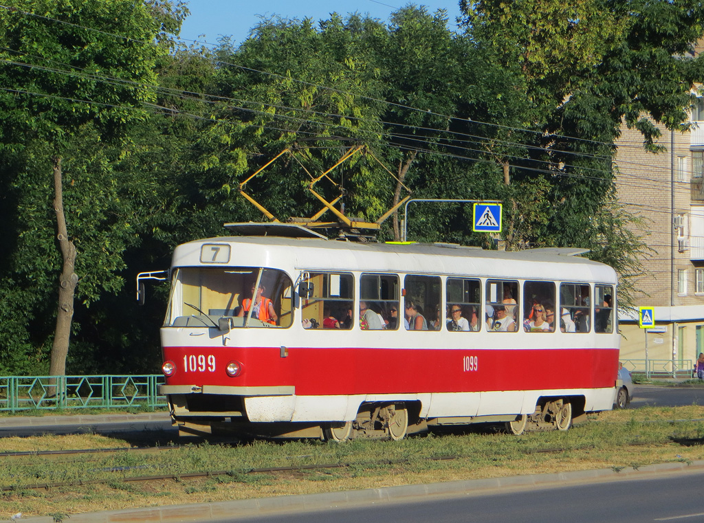 Самара, Tatra T3SU (двухдверная) № 1099