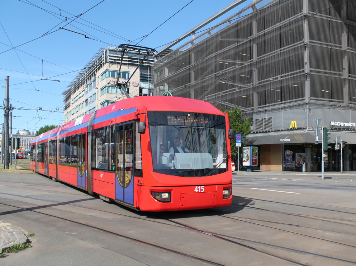 Хемниц, Bombardier 6NGT-LDZ № 415; Хемниц — Трамвайно-железнодорожная система «Хемницер Модель»