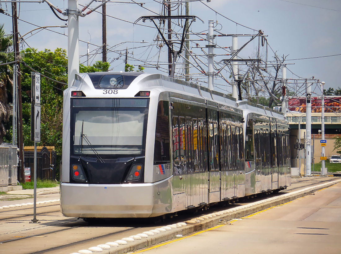 Хьюстон, CAF Urbos 70 № 308