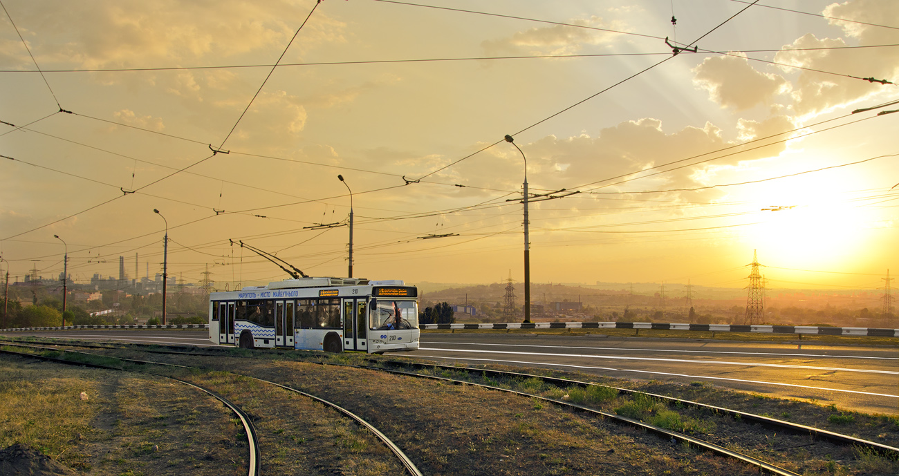 Mariupol, Dnipro T103 Nr 210; Mariupol — Trolleybus lines and loops