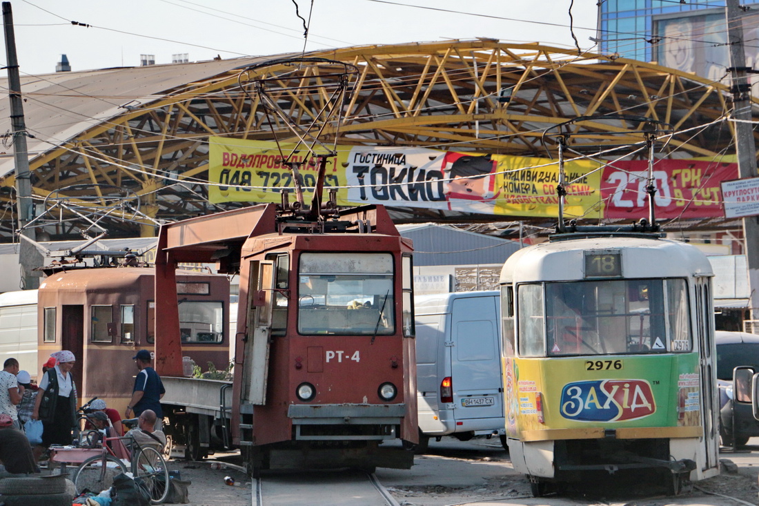 Odesa, TK-28A nr. РТ-4; Odesa, Tatra T3R.P nr. 2976