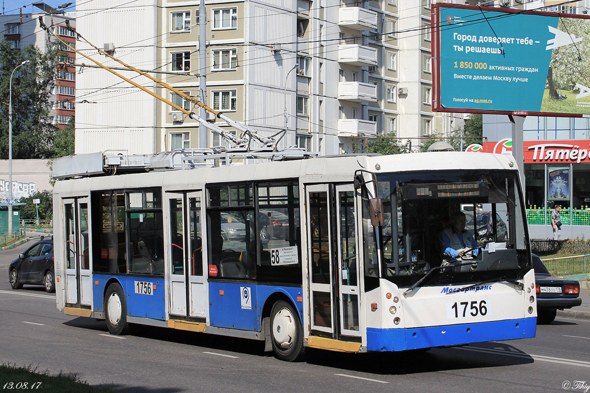 Москва, Тролза-5265.00 «Мегаполис» № 1756