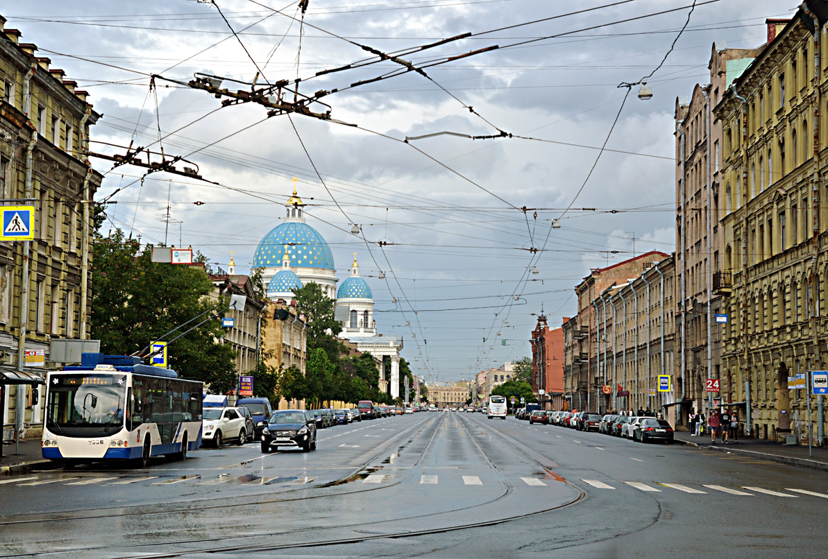Sanktpēterburga — Tram lines and infrastructure; Sanktpēterburga — Trolleybus lines and infrastructure