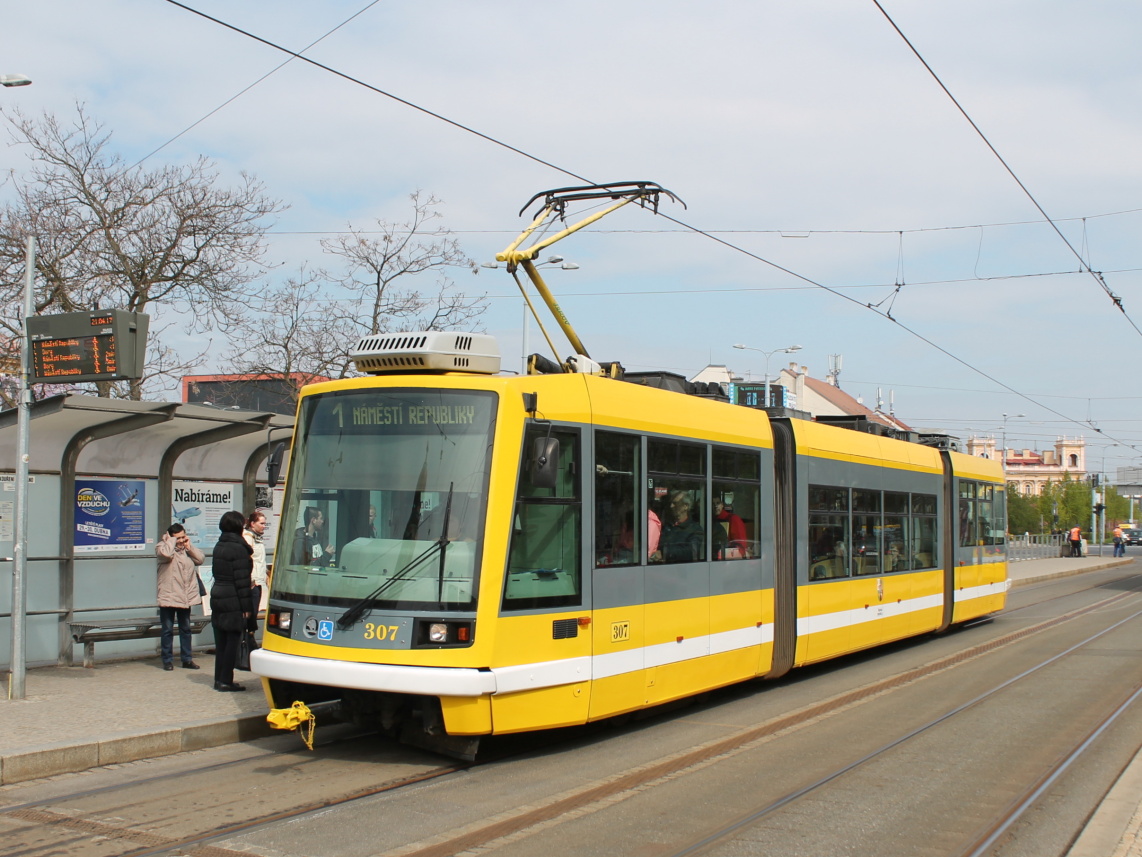 Пльзень, Škoda 03T3 Astra № 307