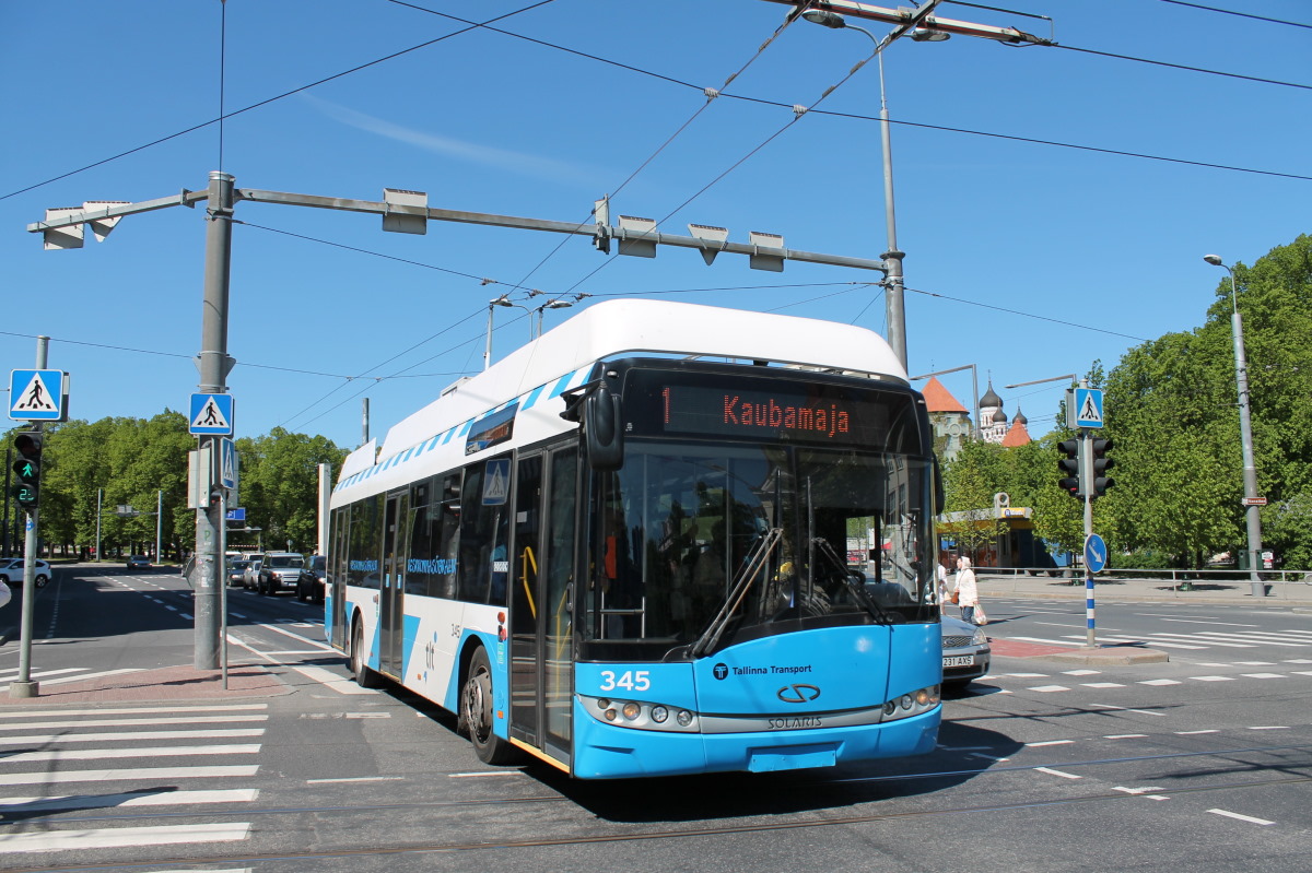 Таллин, Solaris Trollino III 12 AC № 345