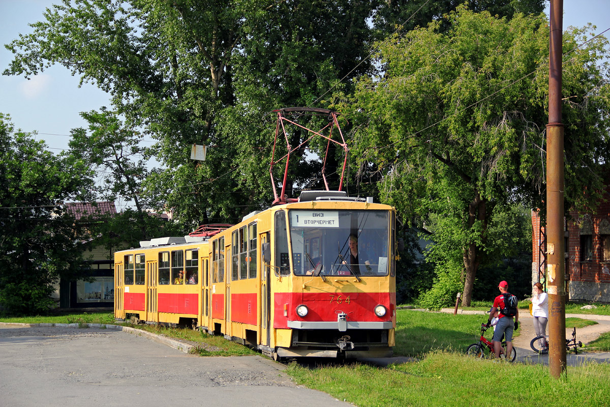 Екатеринбург, Tatra T6B5SU № 764