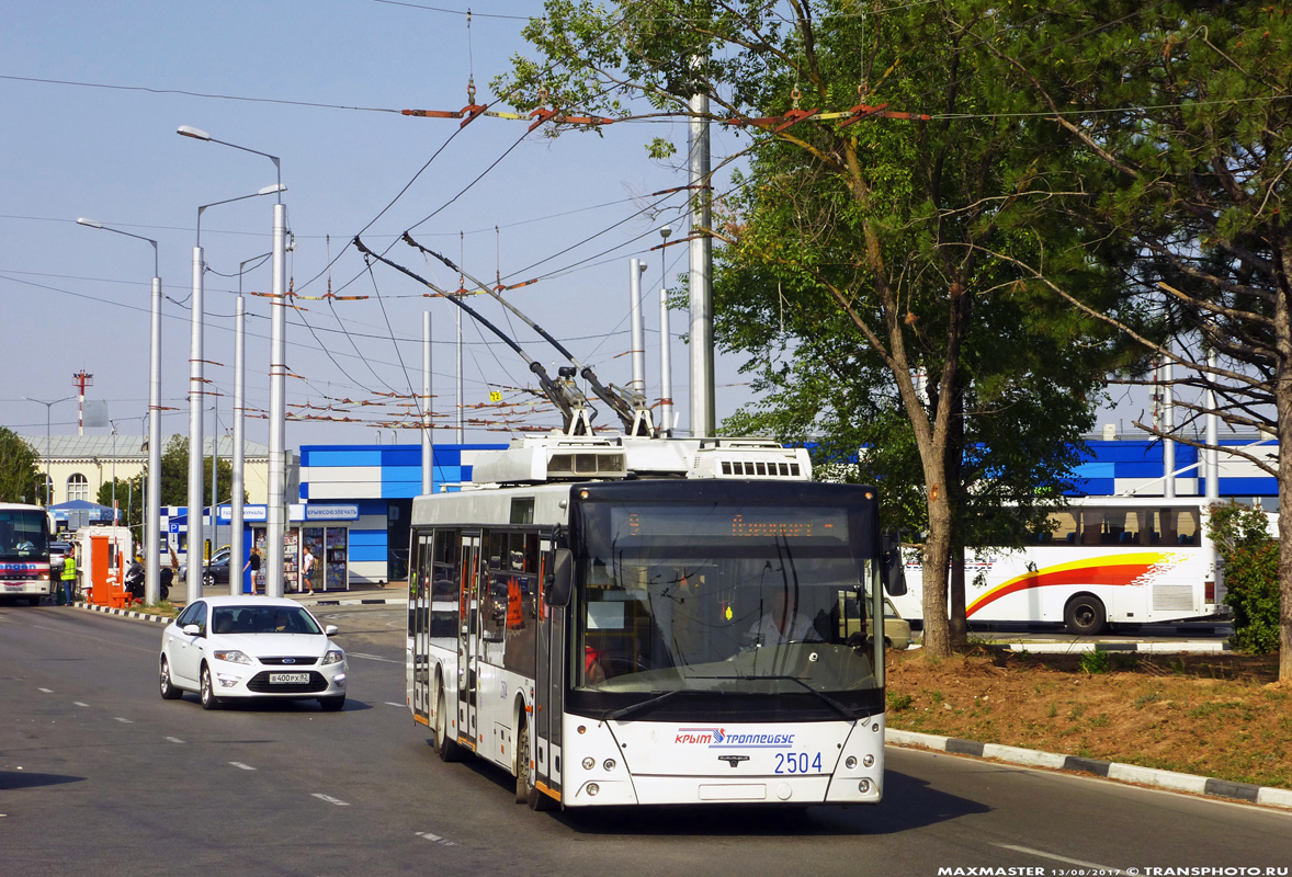 Крымский троллейбус, СВАРЗ-МАЗ-6275 № 2504