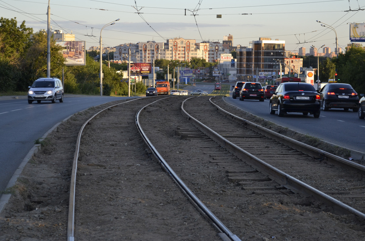 Казань — Реконструкции трамвайных линий