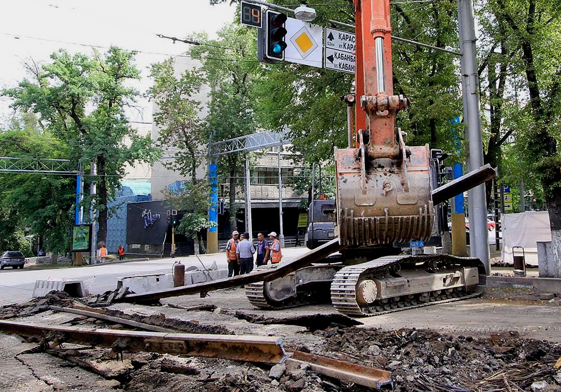 阿拉木圖 — Liquidated tram lines