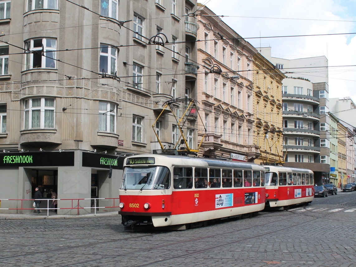 Прага, Tatra T3R.P № 8502