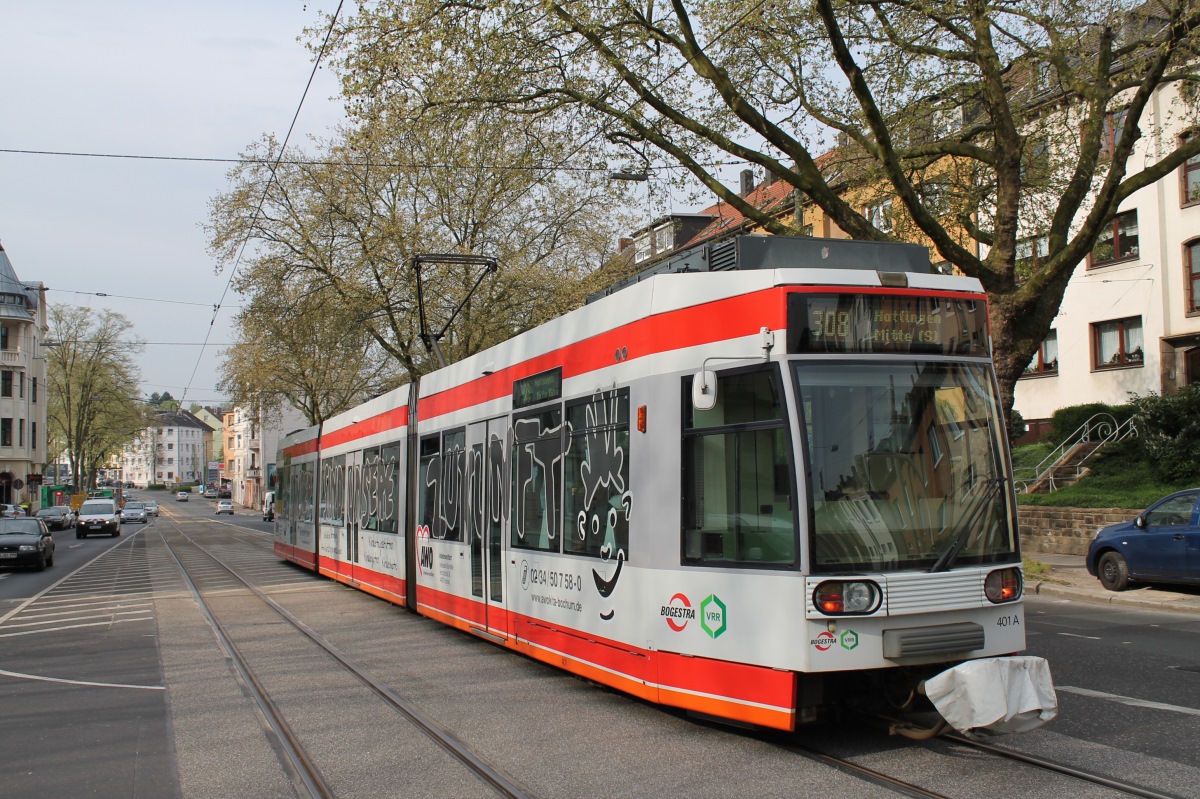 Бохум – Гельзенкирхен, Duewag MGT6D № 401