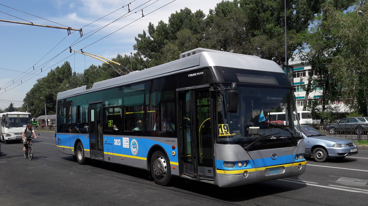 Алмати, YoungMan JNP6120GDZ (Neoplan Kazakhstan) № 3023