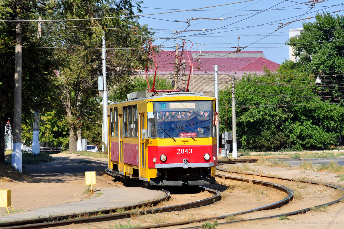 Волгоград, Tatra T6B5SU № 2843