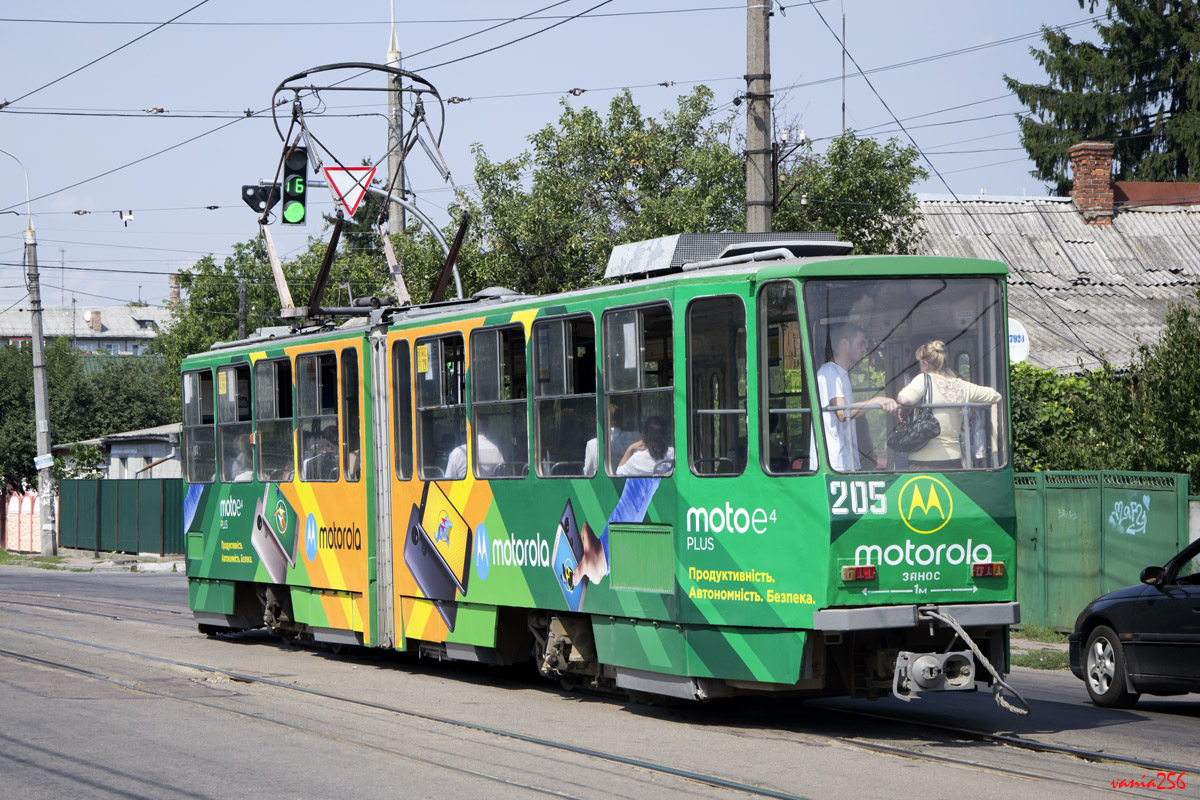Житомир, Tatra KT4SU № 205