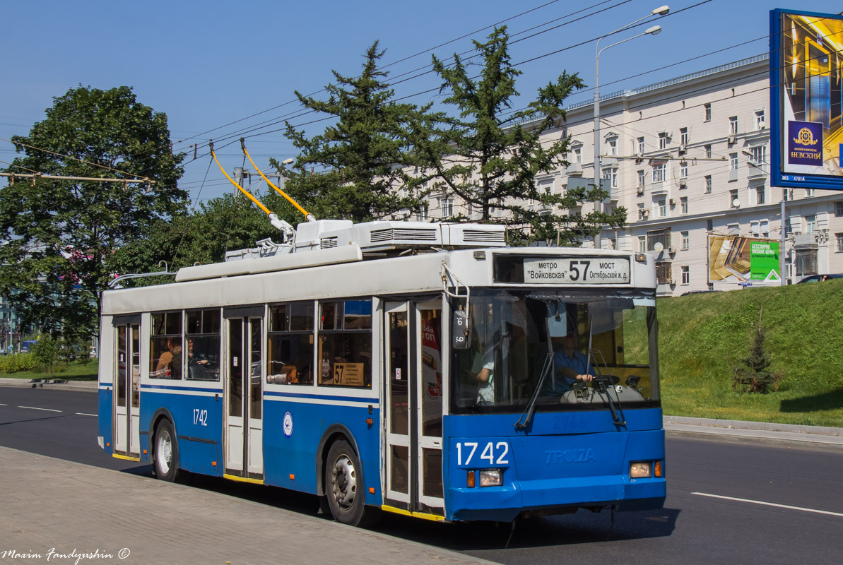 Москва, Тролза-5275.05 «Оптима» № 1742
