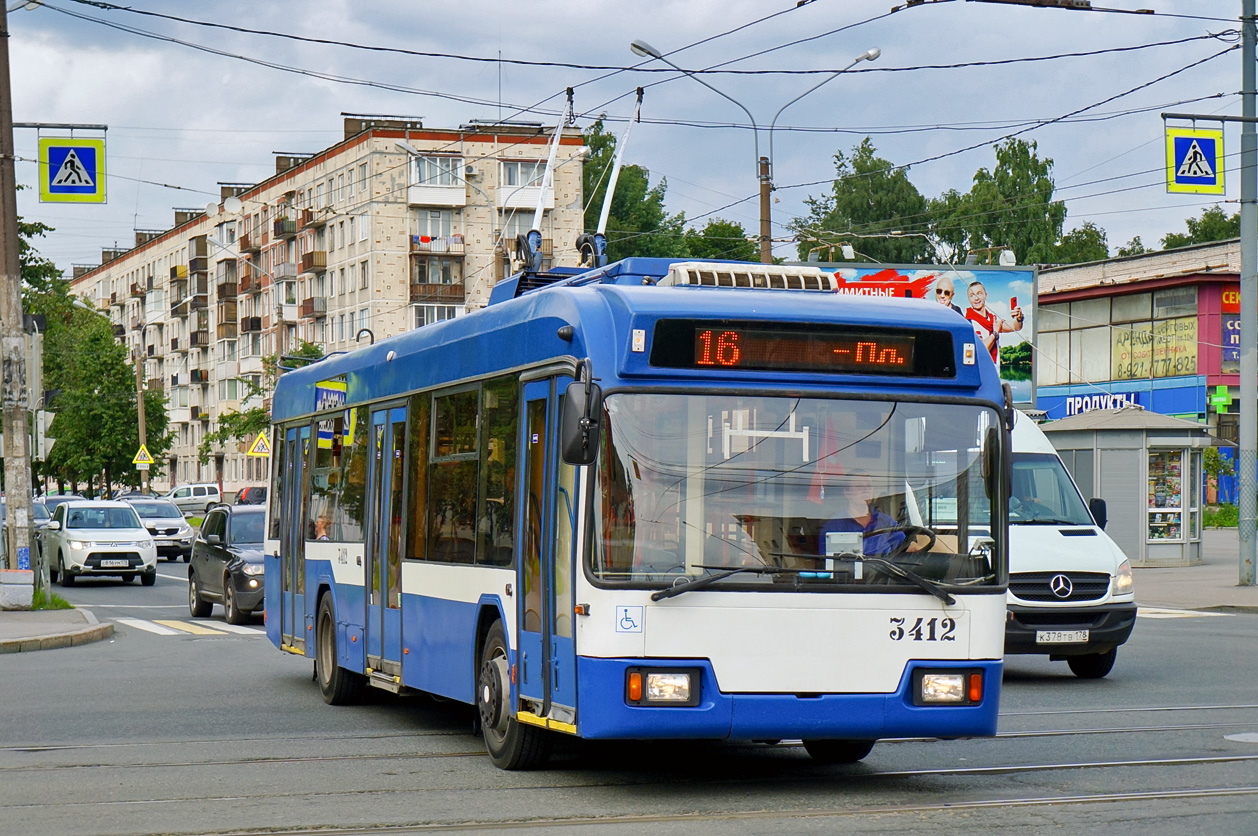 Санкт-Петербург, БКМ 321 № 3412