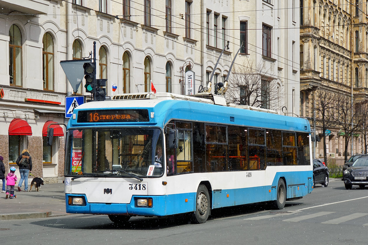 Санкт-Петербург, БКМ 321 № 3418