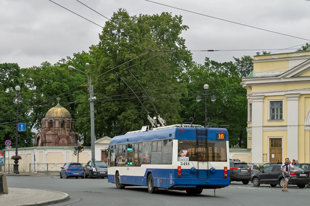 Санкт-Петербург, БКМ 321 № 3418