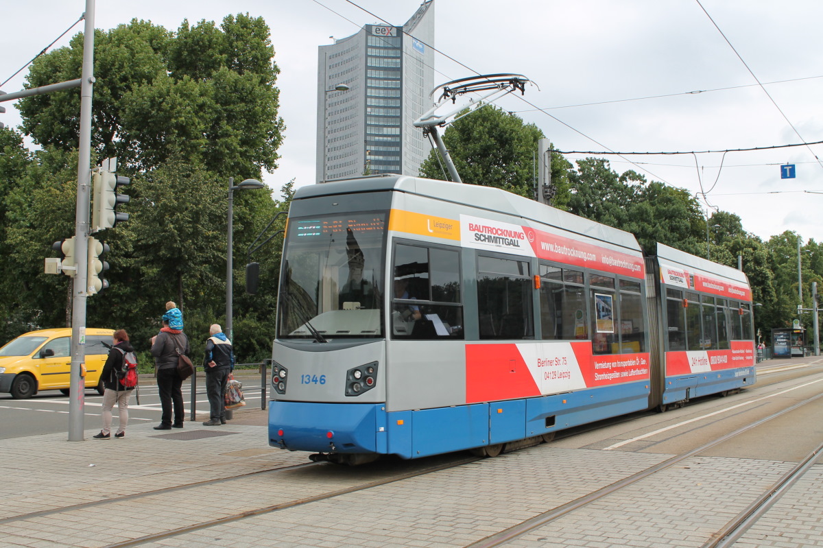 Leipzig, HeiterBlick NGTW6L № 1346 Leipzig, HeiterBlick NGTW6L № 1346