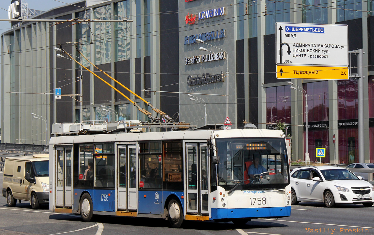 Москва, Тролза-5265.00 «Мегаполис» № 1758