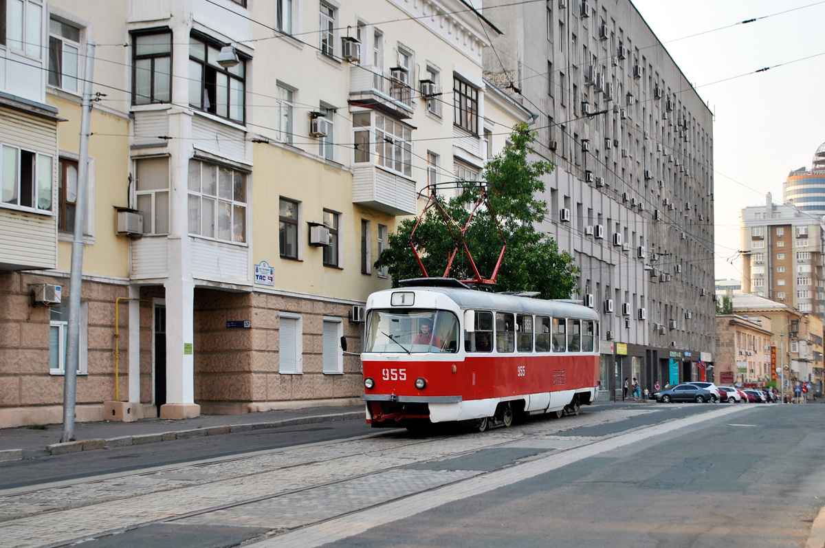 Донецк, Tatra T3SU № 955 Донецк, Tatra T3SU № 955