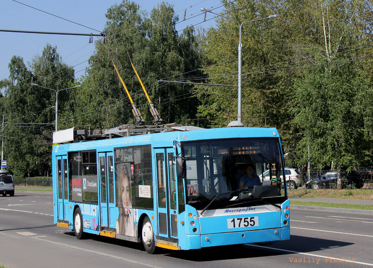 Москва, Тролза-5265.00 «Мегаполис» № 1755