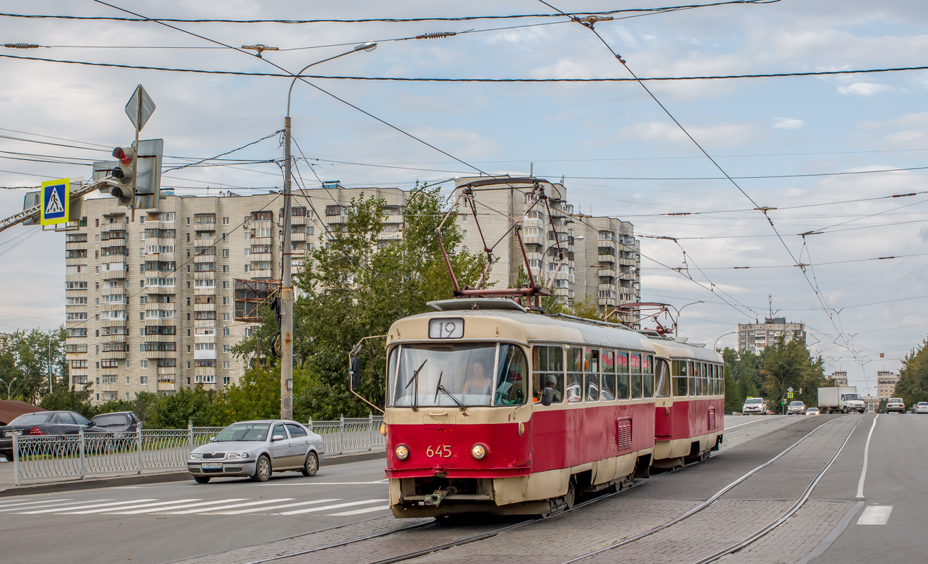 Екатеринбург, Tatra T3SU (двухдверная) № 645