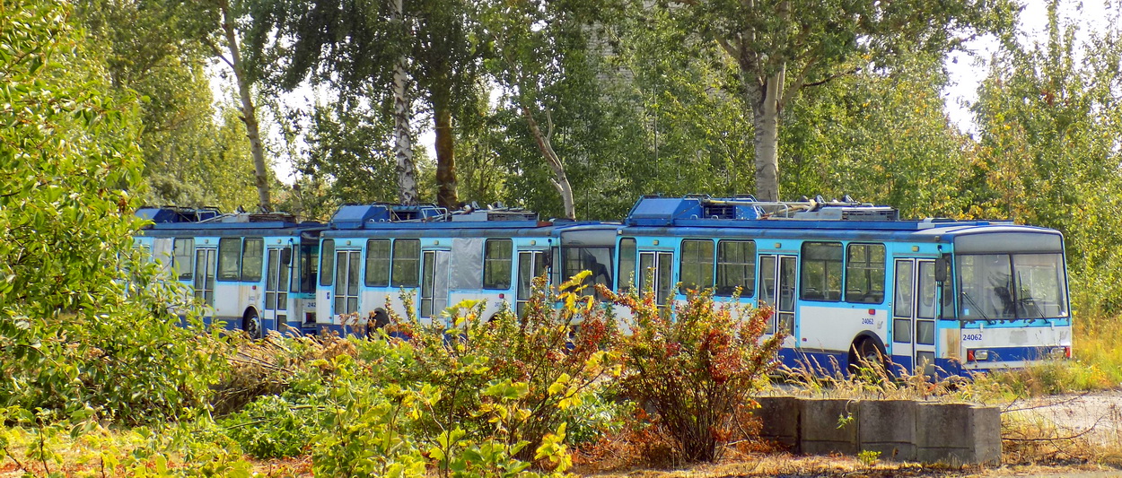 Рига, Škoda 14Tr18/6M № 24225; Рига, Škoda 14Tr18/6M № 24127; Рига, Škoda 14Tr18/6M № 24062; Лиепая — Троллейбусы